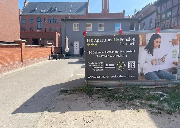 H&H Studio-Apartments im Zentrum jedes Apartment mit Küchenzeilen - 24h Check In Greifswald