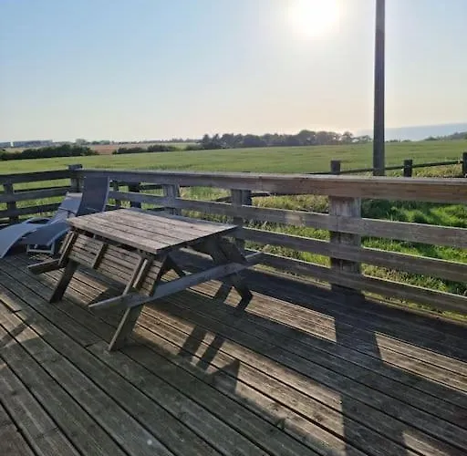 Chalet Vue Mer, terrasse, nature, poney à disposition Dieppe