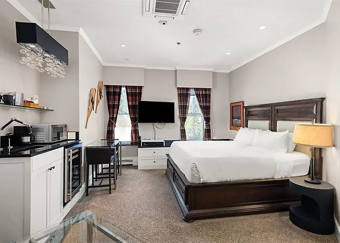 Independence Square 302, Top Floor Stylish Hotel Room With Wet Bar, A/C, In Downtown Aspen