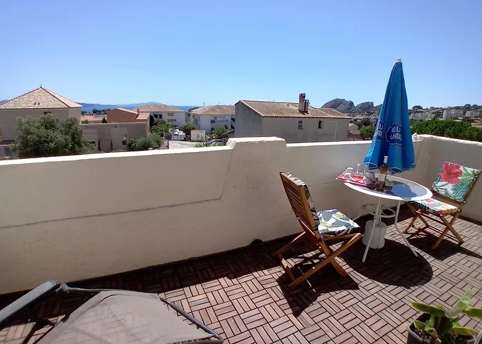 Charmante chambre avec vue mer - parking gratuit La Ciotat