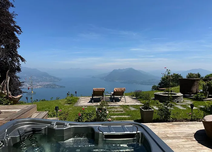 Private Luxury Spa & Silence Retreat With Spectacular View Over The Lake Maggiore Stresa
