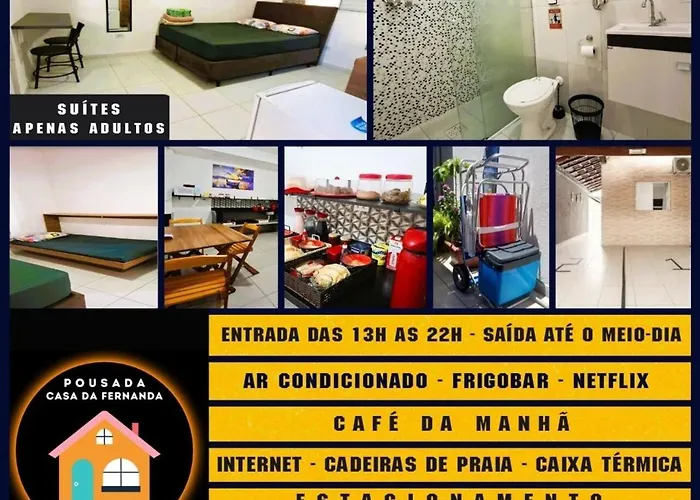 Pousada Casa da Fernanda, Suíte Moon Praia Grande 