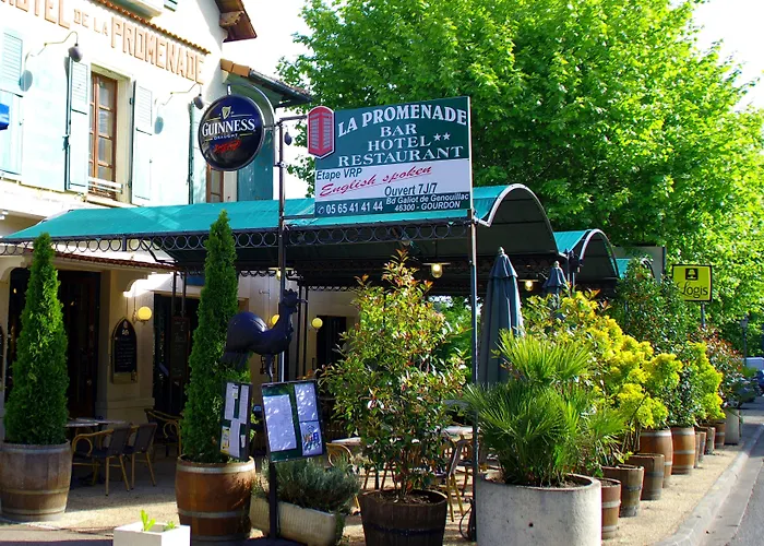 Hôtel Restaurant La Promenade Gourdon