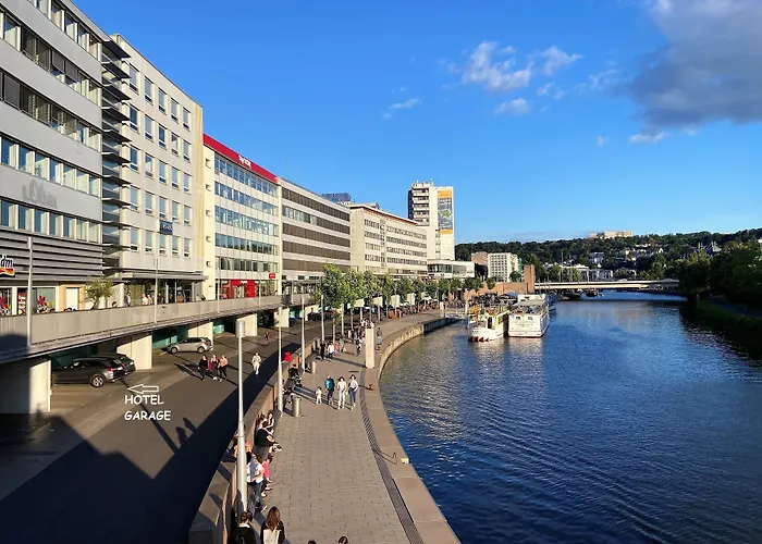 Hotel Stadt Hamburg am Fluss Saarbrücken
