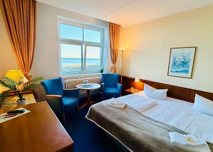 Sanddorn, Kur- und Ferienhotel, Direkte Strandlage, Meerblick, Fahrstuhl, Parkplatz Rostock