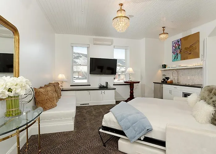 Independence Square 310, Chic, Remodeled Studio W/ Great Location In Aspen, A/C, & Kitchenette